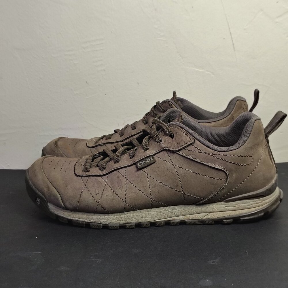 Oboz Bozeman Lows Mens Size 11 Brown Leather Hiking Trail Shoe - Picture 6 of 14